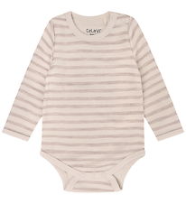 CeLaVi Body l/æ - Uld - YD Stripe  - Mocha Meringue