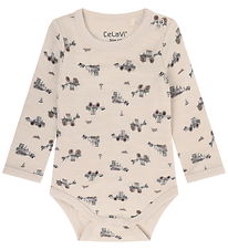 CeLaVi Body l/æ - Uld - AOP - Quiet Shade