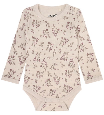 CeLaVi Body l/æ - Uld - AOP - Grape Shake