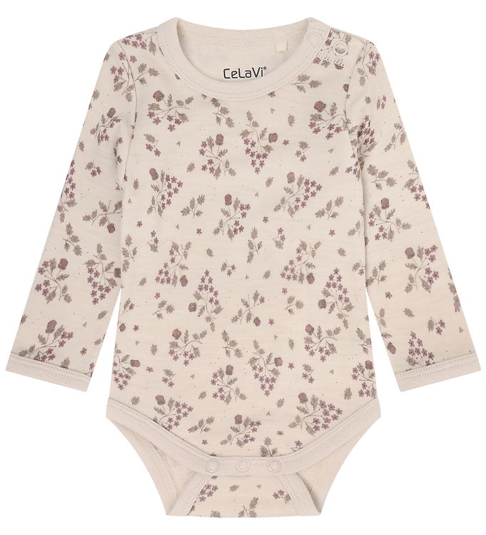 CeLaVi Body l/æ - Uld - AOP - Grape Shake