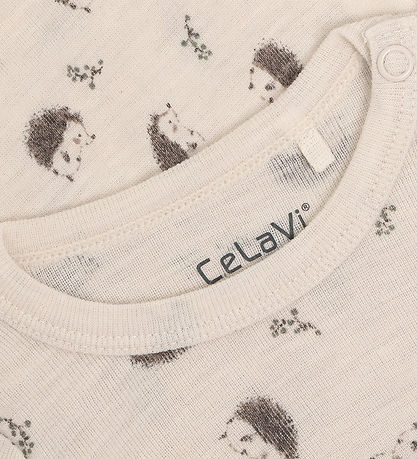 CeLaVi Body l/æ - Uld - AOP - Walnut