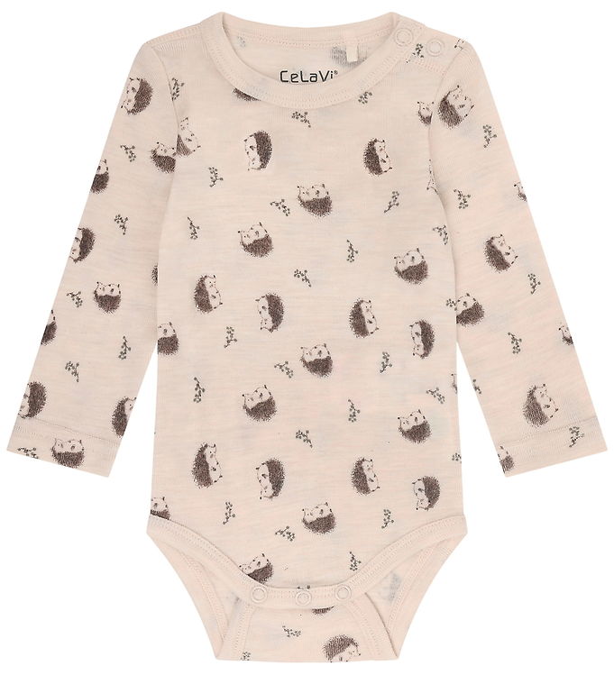 CeLaVi Body l/æ - Uld - AOP - Walnut