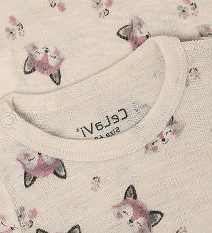 CeLaVi Body l/æ - Uld - AOP - Lilas