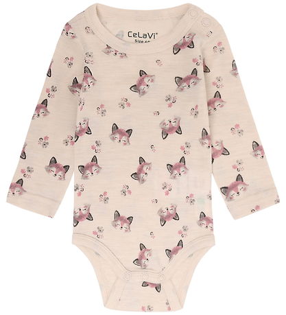 CeLaVi Body l/æ - Uld - AOP - Lilas