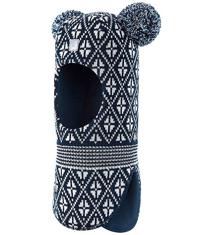 Reima Elefanthue - Strik - 2-lags - Kuuraan - Navy/Hvid