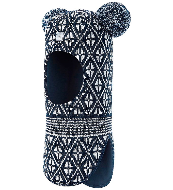 Reima Elefanthue - Strik - 2-lags - Kuuraan - Navy/Hvid