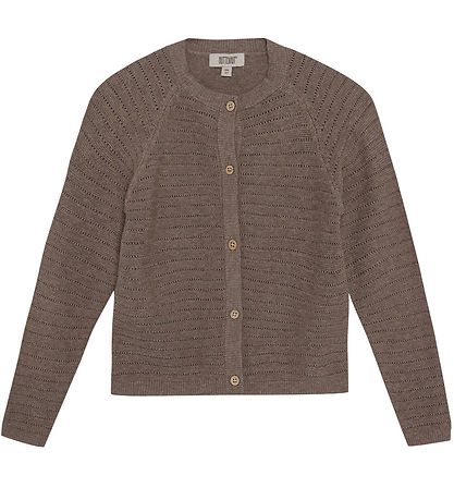 Huttelihut Cardigan - Strik/Hulmønster - Cinder Melange