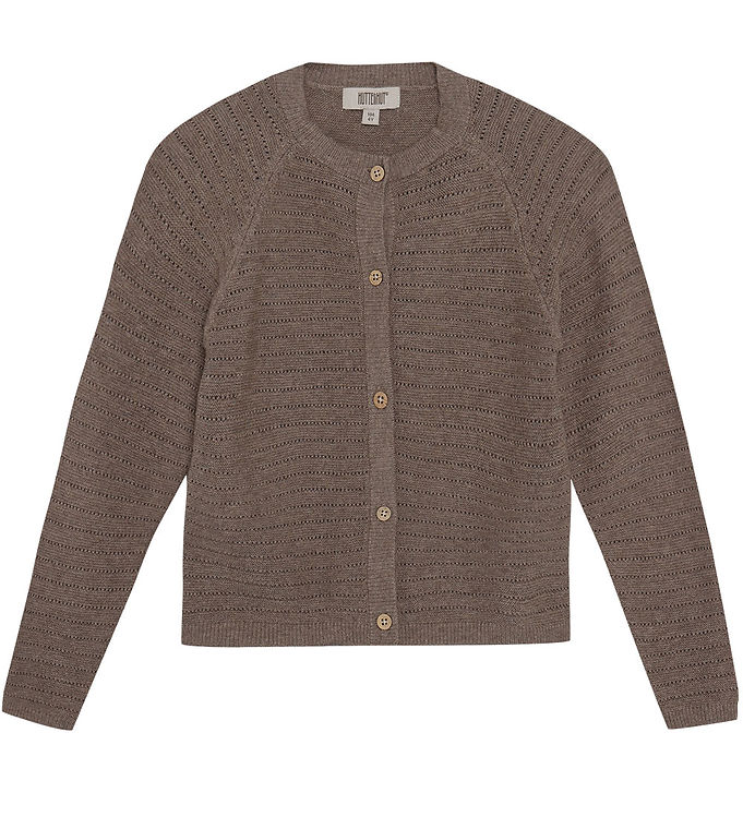 Huttelihut Cardigan - Strik/Hulmønster - Cinder Melange