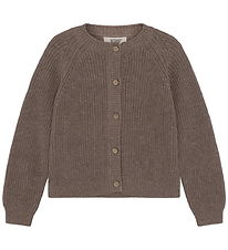 Huttelihut Cardigan - Strik - Uld - Cinder Melange