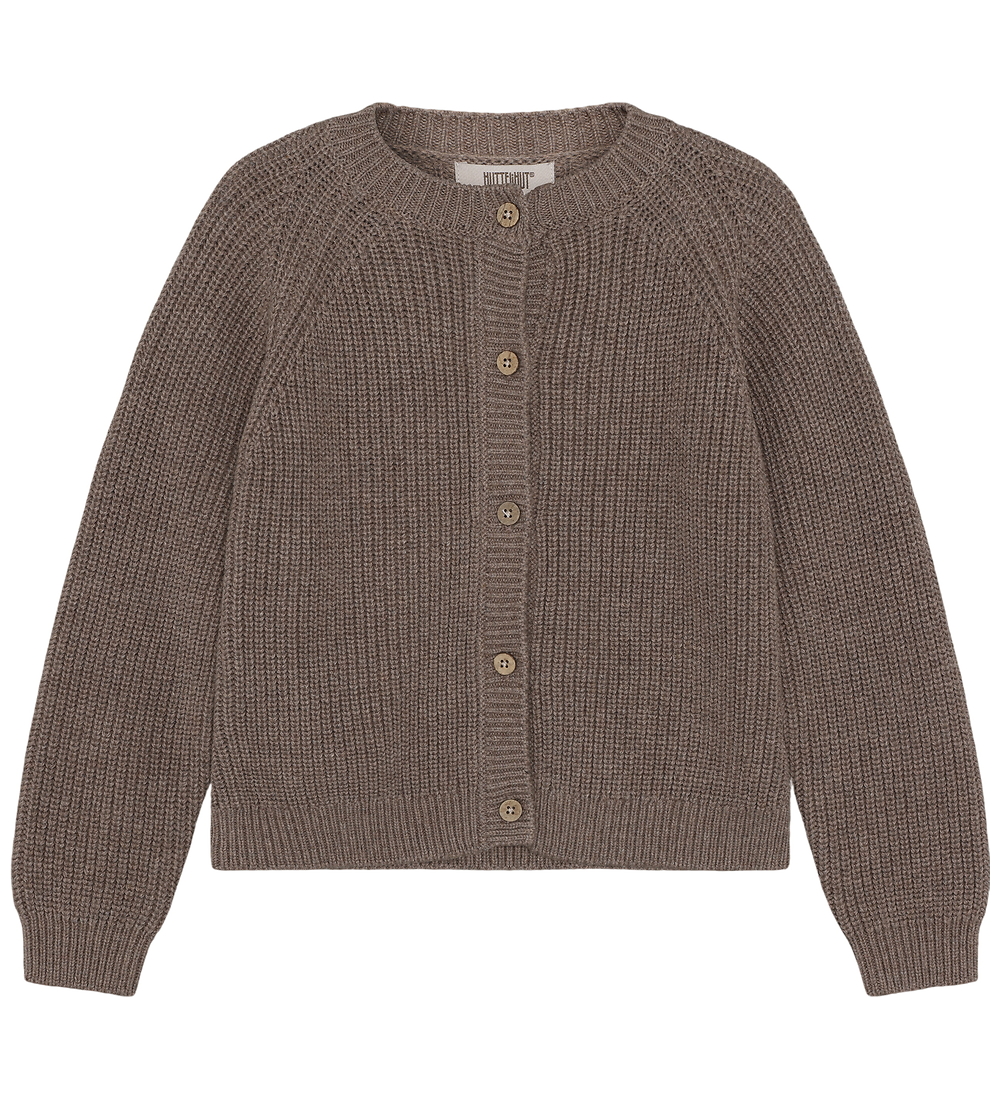Huttelihut Cardigan - Strick/Rib - Cinder Melange - Huttelihut - 7 Jahre (122) - Cardigans