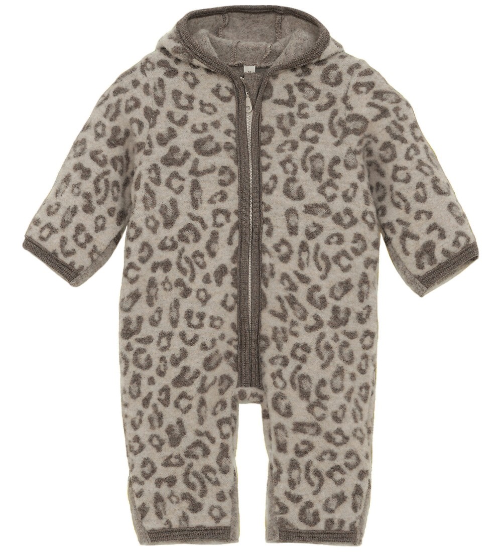 Huttelihut Overall - Wollvlies - Camel Melange m. Ohren - Huttelihut - 74 - Overalls