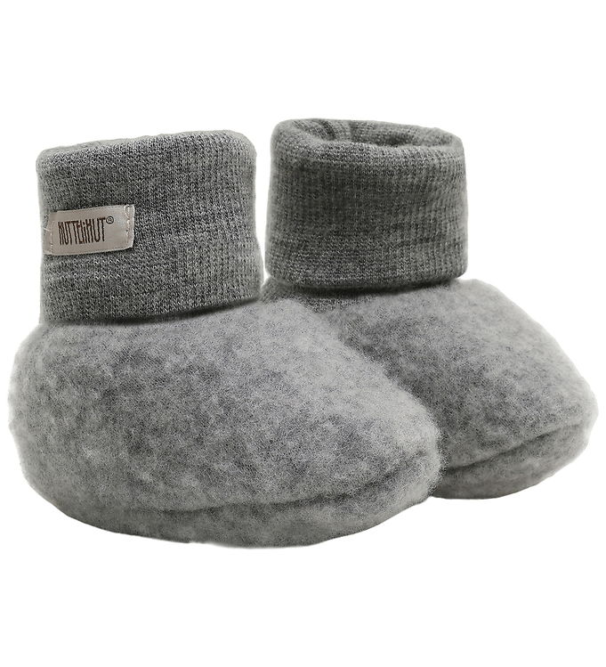 Huttelihut Futter - Uldfleece - Medium Grey Melange