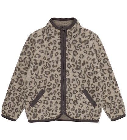 Huttelihut Cardigan - Uldfleece - Camel Melange