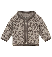 Huttelihut Cardigan - Uldfleece - Camel Melange