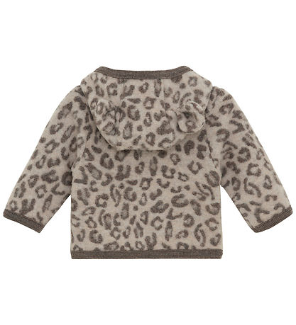 Huttelihut Cardigan - Uldfleece - Camel Melange