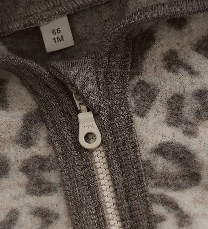 Huttelihut Cardigan - Uldfleece - Camel Melange