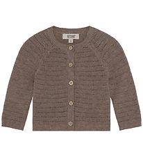 Huttelihut Cardigan - Strik - Uld - Cinder Melange