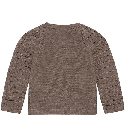 Huttelihut Cardigan - Strik/Hulmønster - Cinder Melange