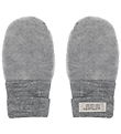Huttelihut Mittens - Wool fleece - Medium+ Grey Melange