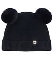 Huttelihut Hue - Uld - Dark Navy m. Kvaste
