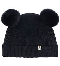 Huttelihut Hue - Uld - Dark Navy m. Kvaste