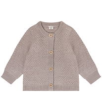 CeLaVi Cardigan - Uld - Mocha Meringue Melange
