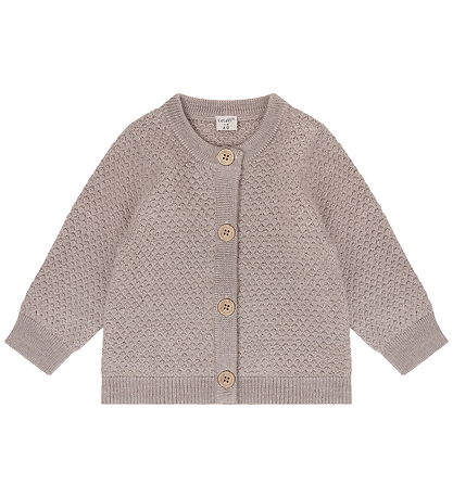 CeLaVi Cardigan - Uld - Mocha Meringue Melange