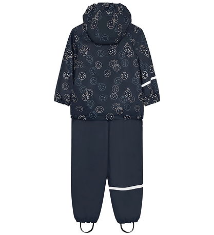 CeLaVi Regntøj m. Fleece - Navy