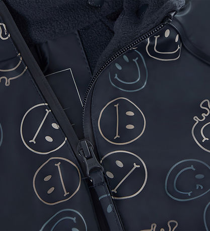 CeLaVi Regntøj m. Fleece - Navy