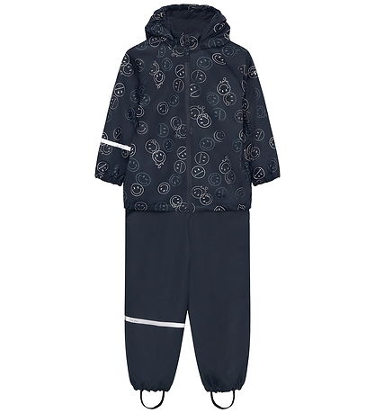 CeLaVi Regntøj m. Fleece - Navy