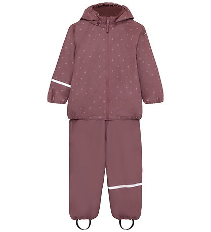 CeLaVi Regntøj m. Fleece - Rose Brown