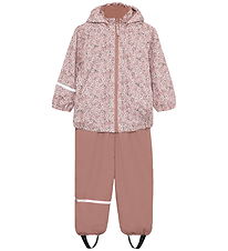 CeLaVi Regntøj m. Fleece - Shadow Gray