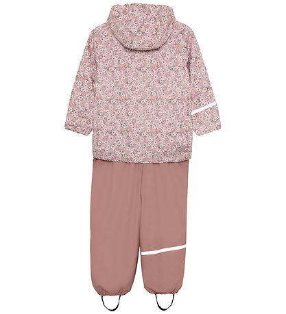 CeLaVi Regntøj m. Fleece - Shadow Gray