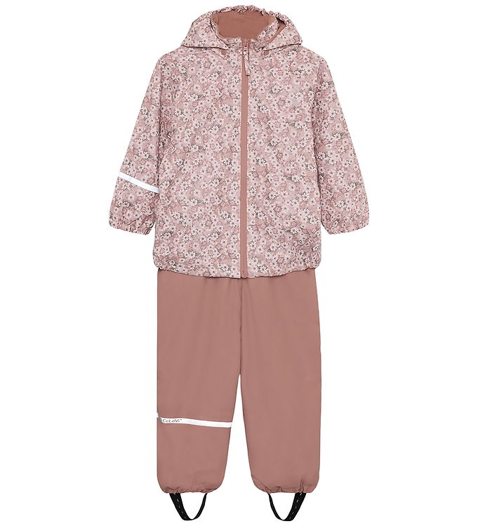 CeLaVi Regntøj m. Fleece - Shadow Gray
