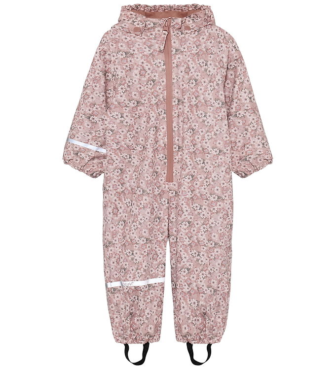 CeLaVi Regndragt m. Fleece - Shadow Gray