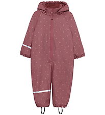 CeLaVi Regndragt m. Fleece - Rose Brown