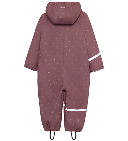 CeLaVi Regndragt m. Fleece - Rose Brown