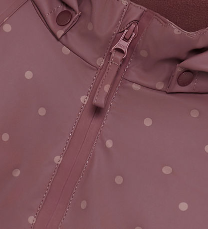 CeLaVi Regndragt m. Fleece - Rose Brown