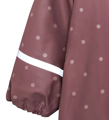 CeLaVi Regndragt m. Fleece - Rose Brown