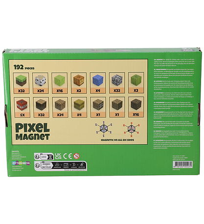 Pixel Magnet Byggesæt - Building Blocks - 143 Dele