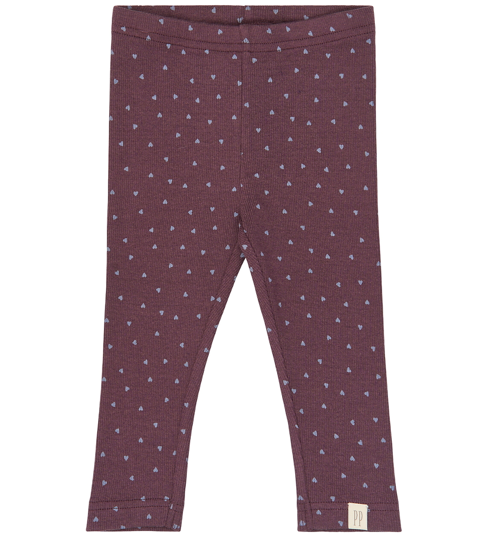 Petit Piao Leggings - PPSonja - Huckleberry Heart AOP - Petit Piao - 56 - Leggings