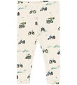 Petit Piao Leggings - PPStar - Eggnog Tractor AOP