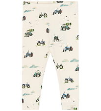 Petit Piao Leggings - PPStar - Eggnog Tractor AOP