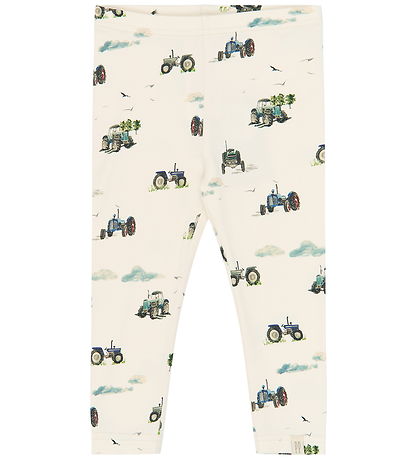 Petit Piao Leggings - PPStar - Eggnog Tractor AOP