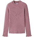 Name It Bluse - Strik - Rib - NkfVianna - Lilas