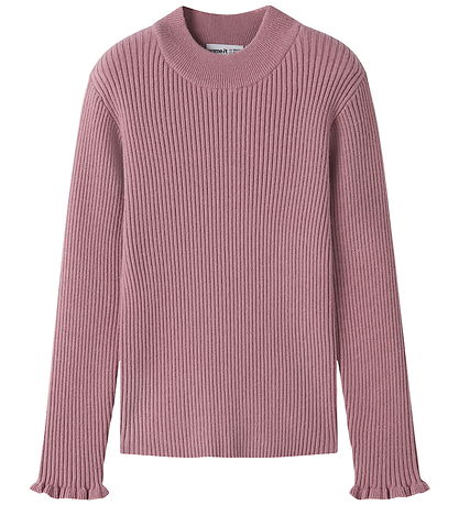 Name It Bluse - Strik - Rib - NkfVianna - Lilas