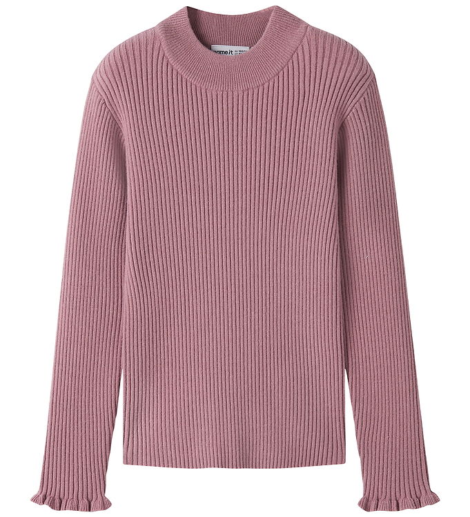 Name It Bluse - Strik - Rib - NkfVianna - Lilas