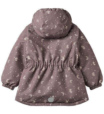 Wheat Vinterjakke - Petra - Plum Truffle Stars