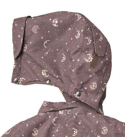 Wheat Vinterjakke - Tove - Plum Truffle Stars