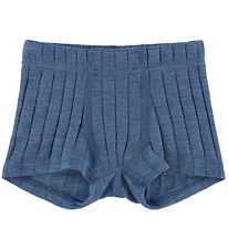 Joha Boxershorts - Uld/Silke - Blåmeleret